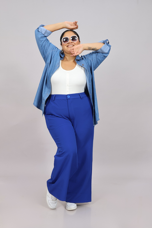 Wide leg Lorena Azulino