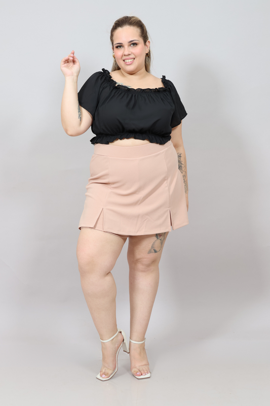 Falda Short Aysel Beige