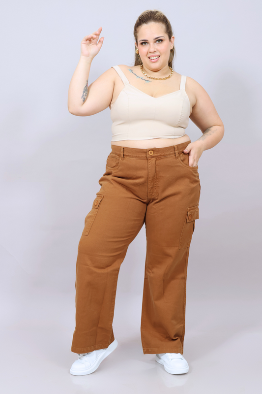 Wide Leg Valeria Camel