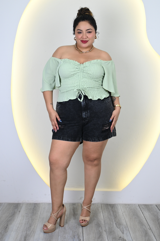 Short Mirella Plomo