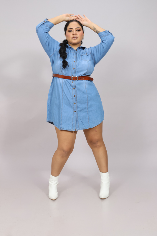 Vestido Denim Leslie Celeste