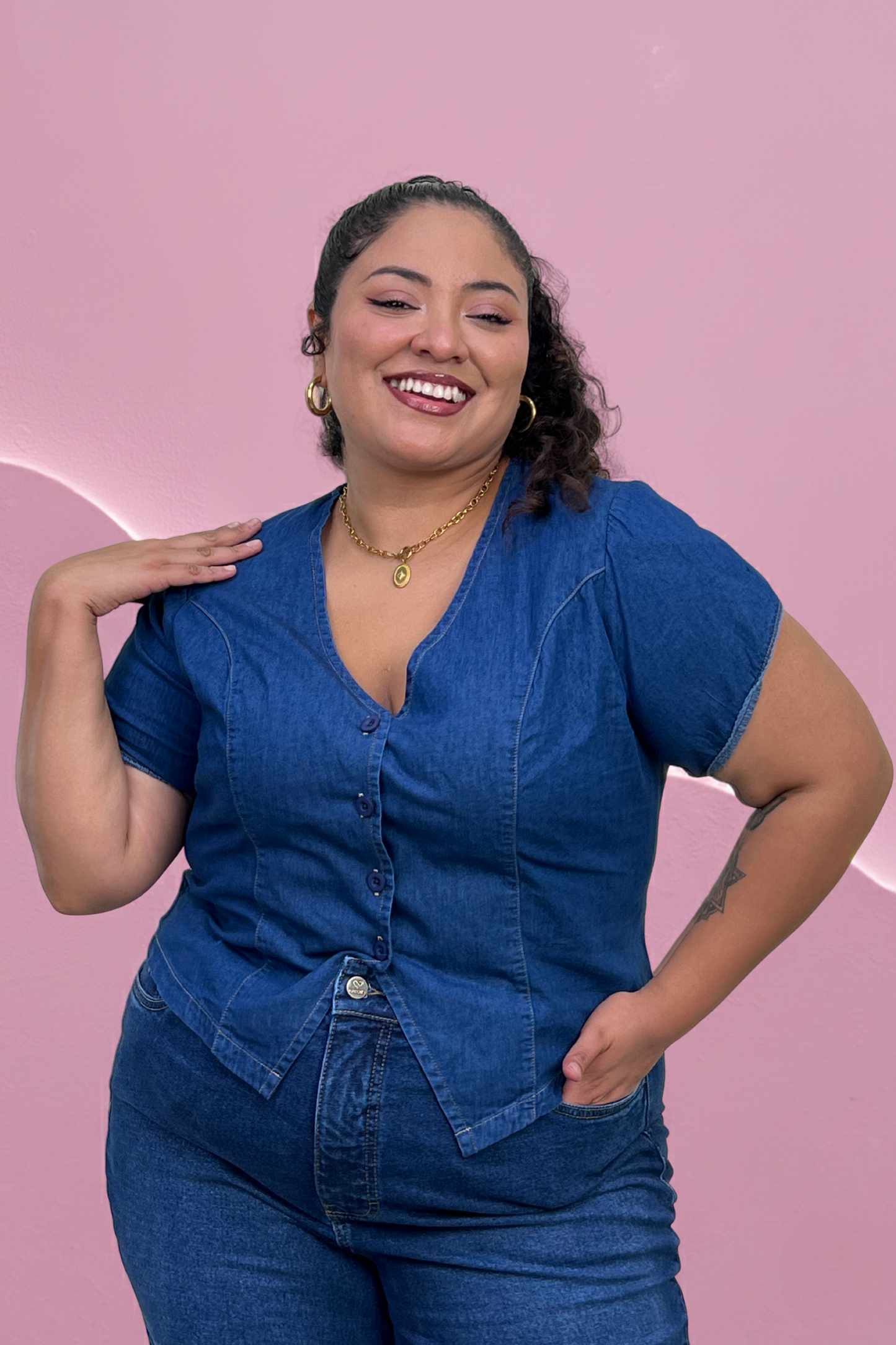 Blusa Mar Azul