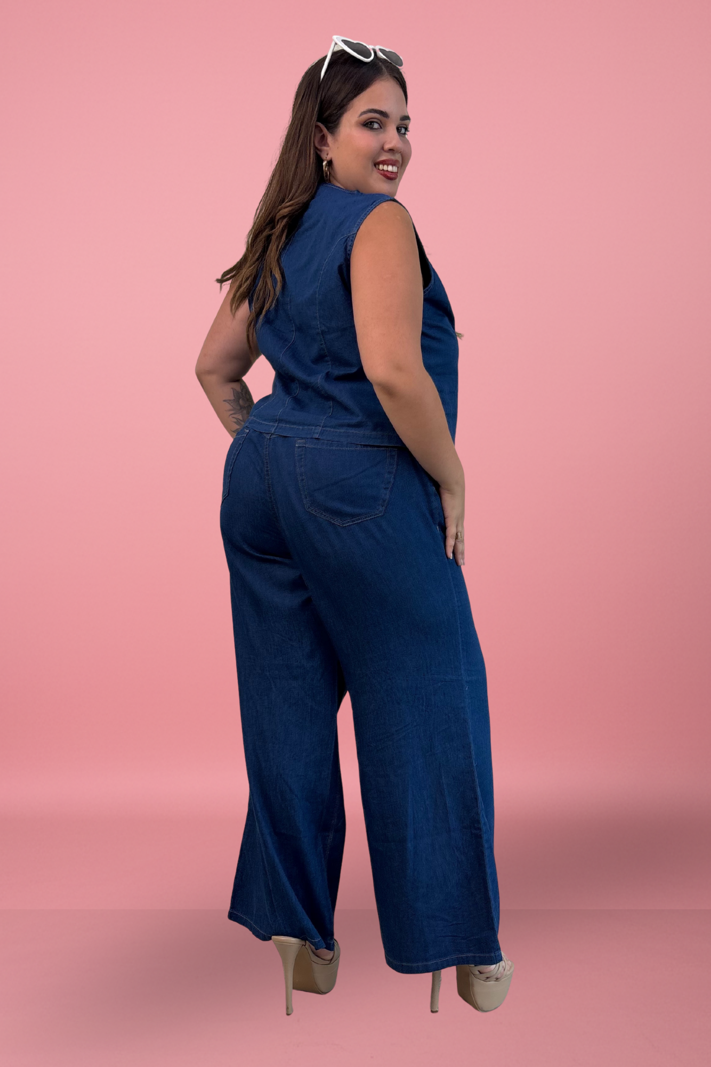Wide Leg Brisa Azul