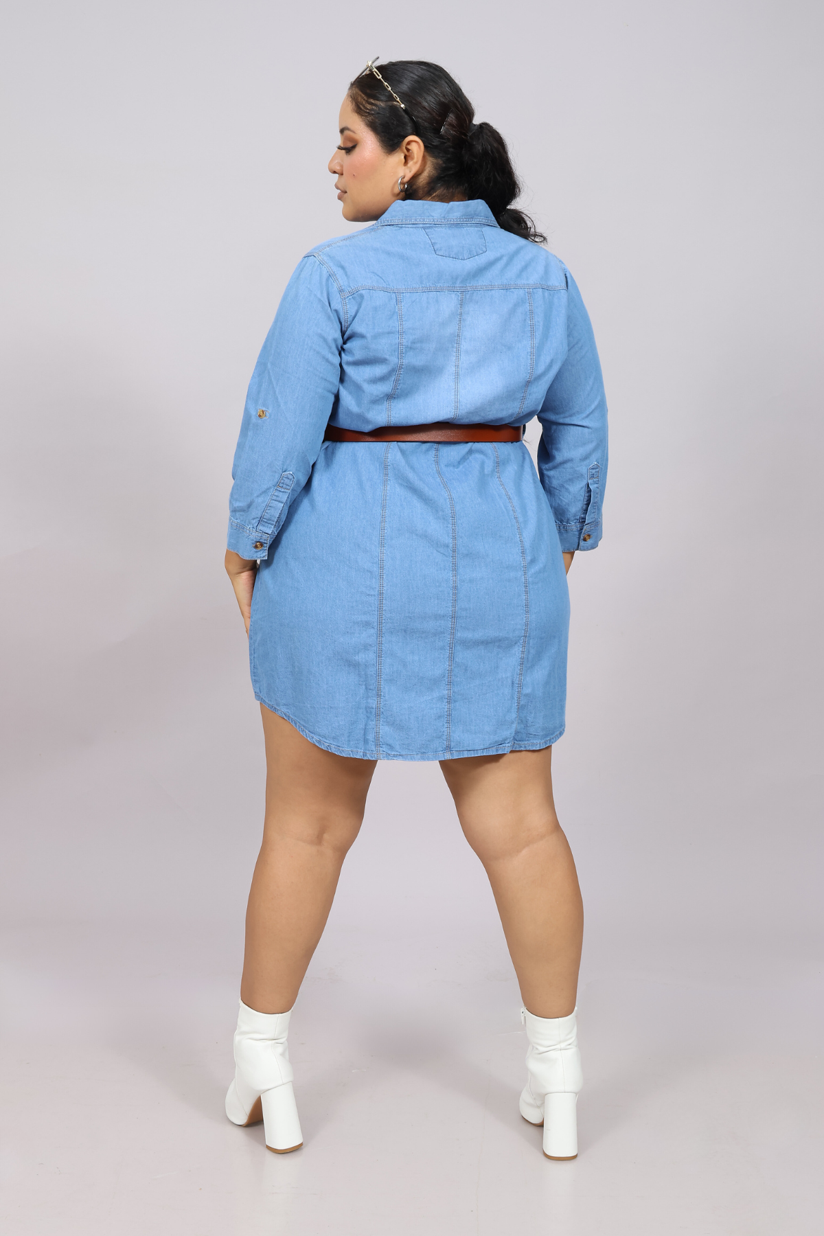Celeste Leslie Denim Dress