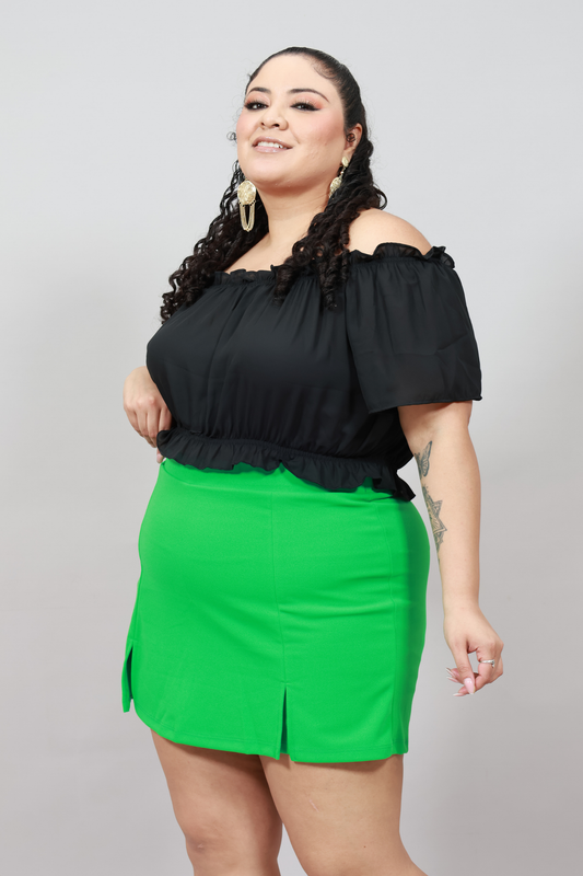 Falda Short Aysel Verde