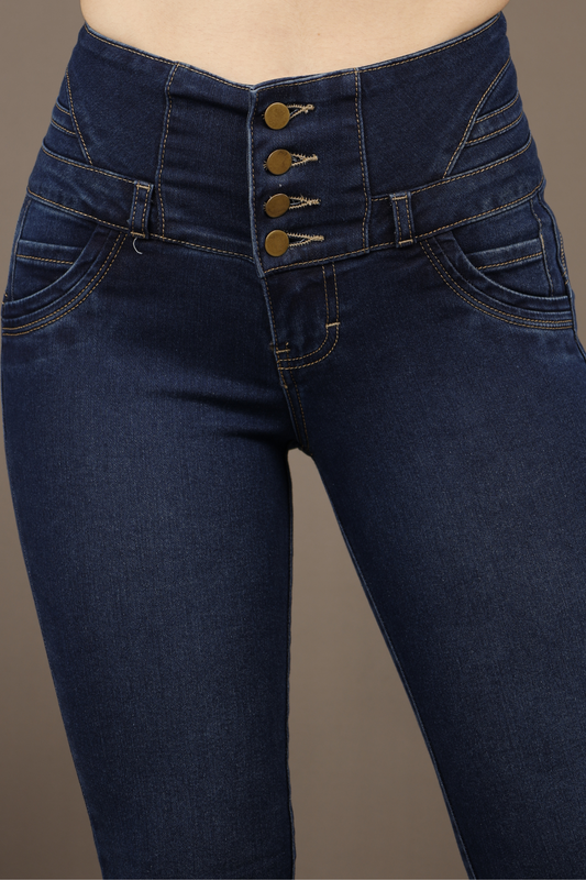 Jeans Skinny Zafiro Azul