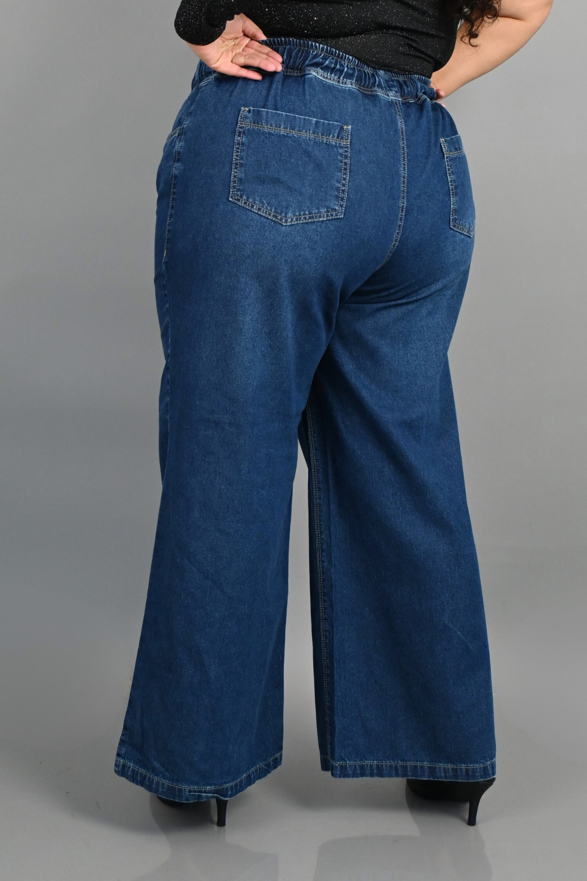 Jeans Wide Leg Kimberly Strass