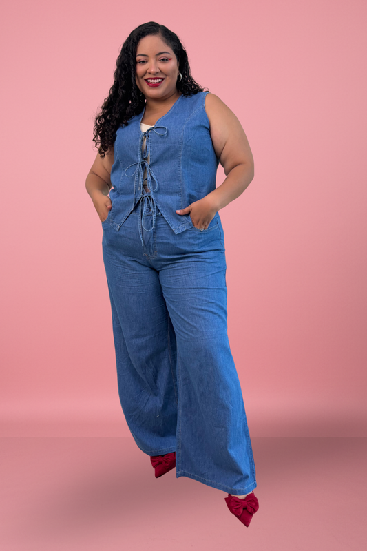 Wide Leg Brisa Celeste