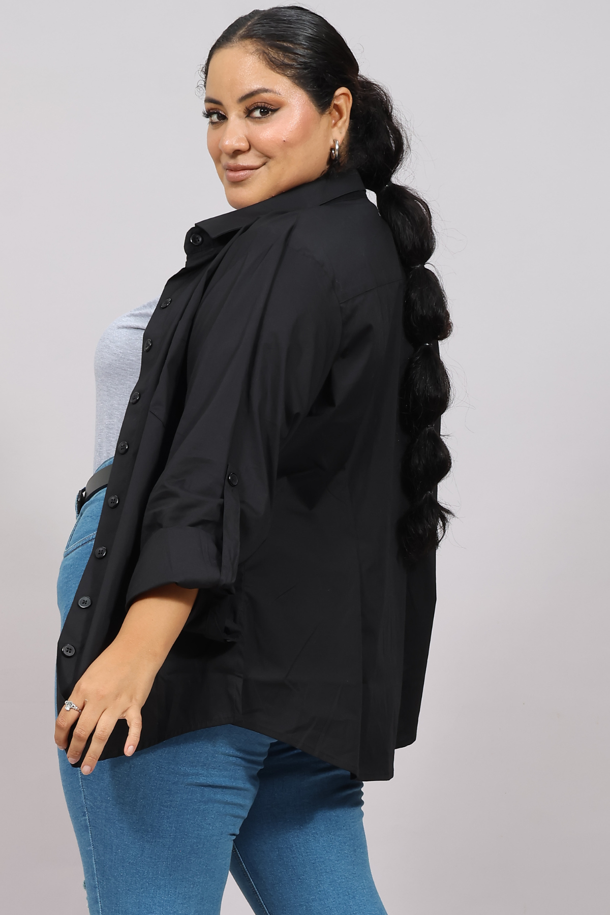 Mayte Black Blouse