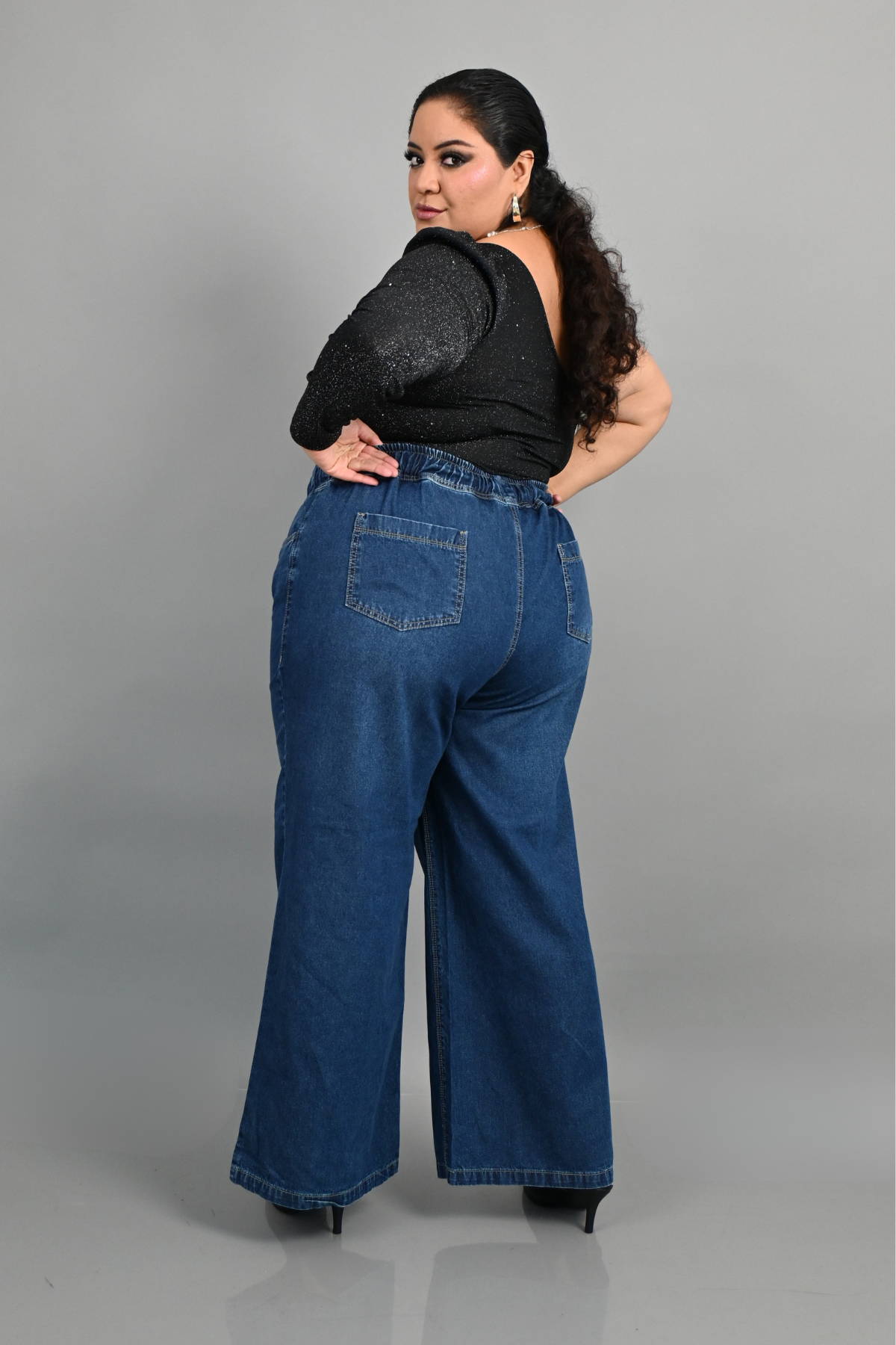 Jeans Wide Leg Kimberly Azul