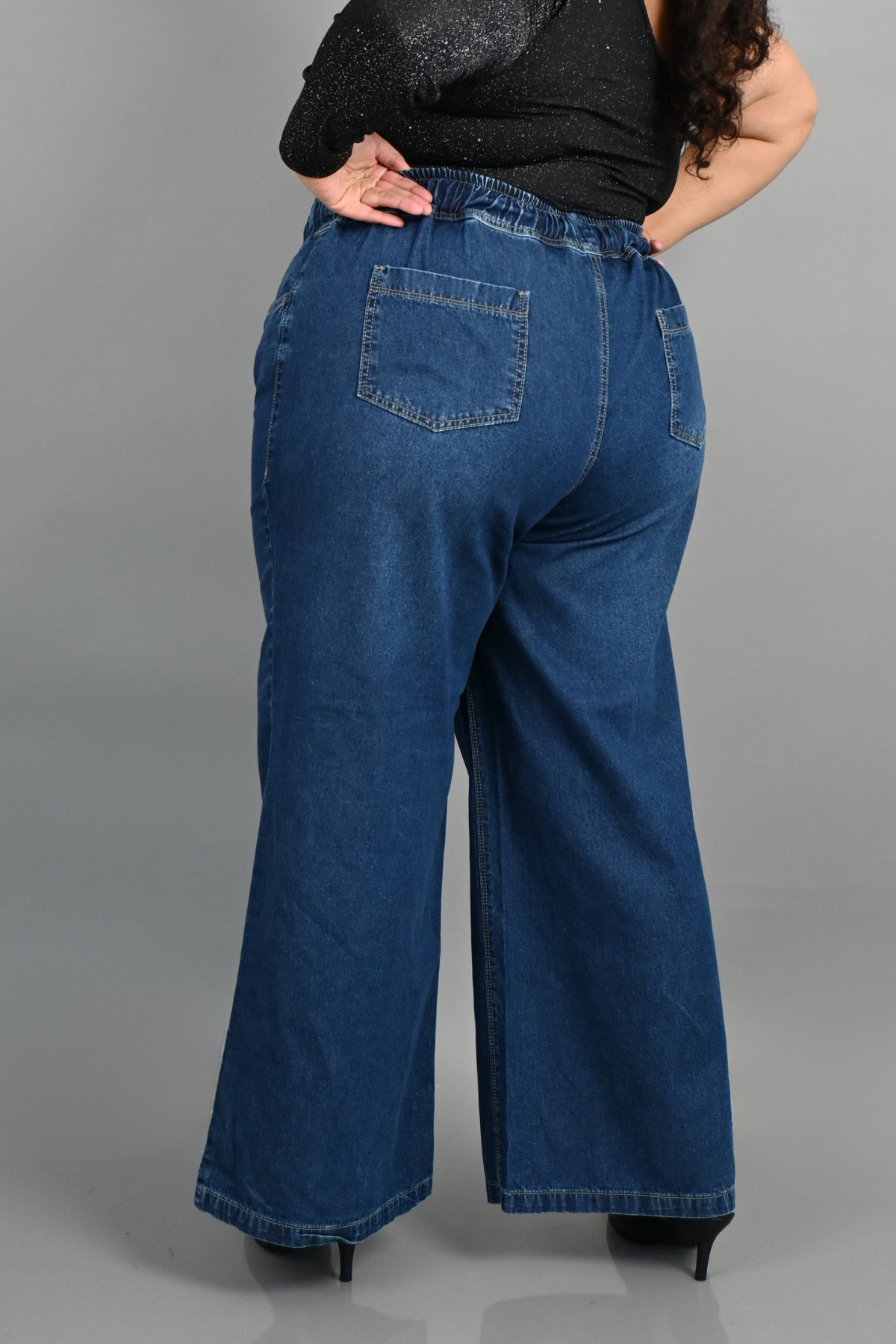 Jeans Wide Leg Kimberly Azul