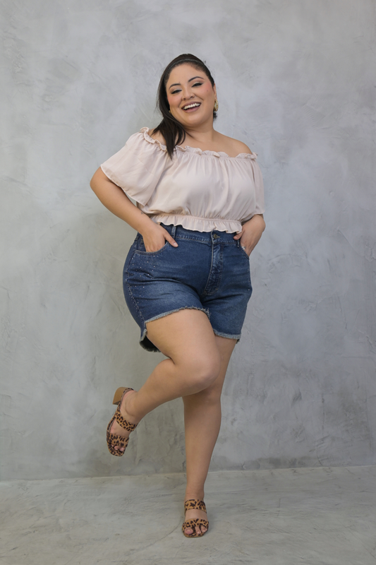 Short Estrella Azul Vintage