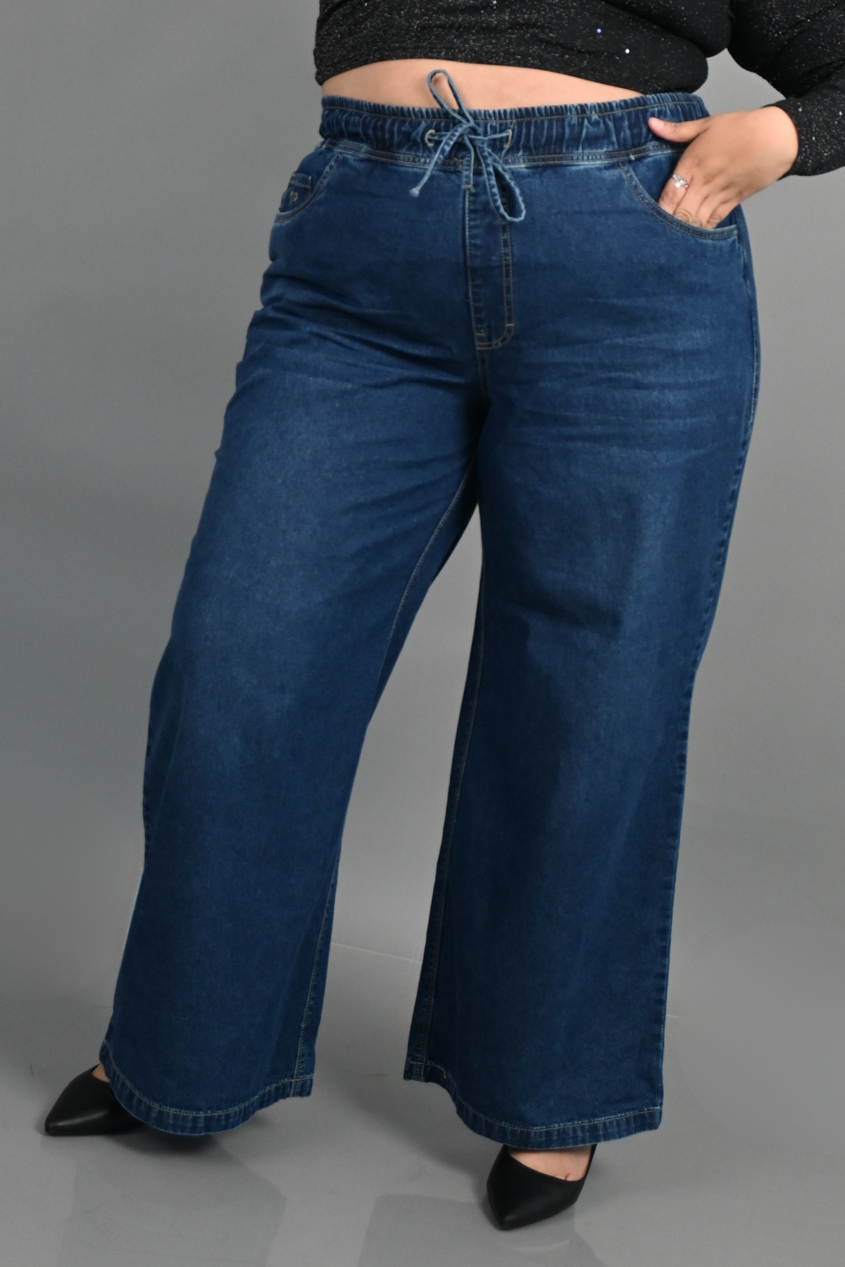 Jeans Wide Leg Kimberly Azul