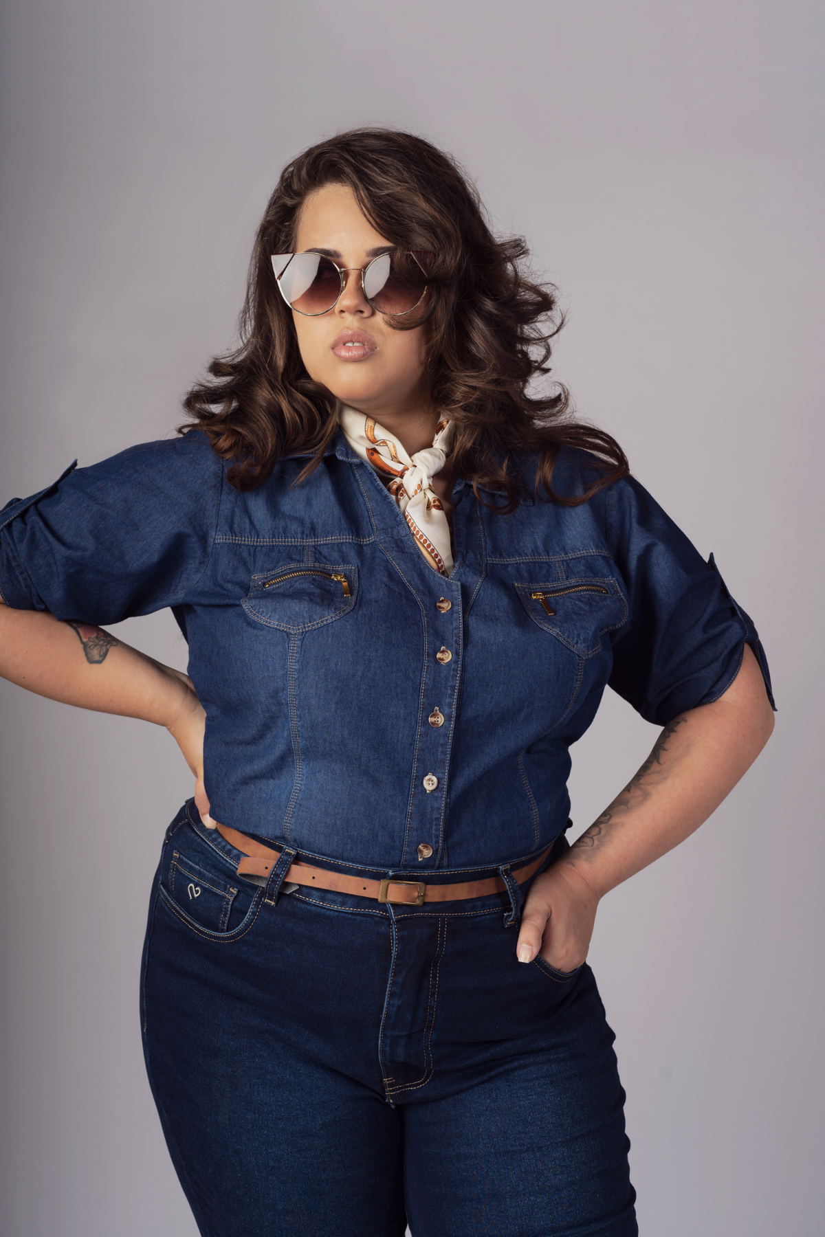 Blue Denim Aide Blouse