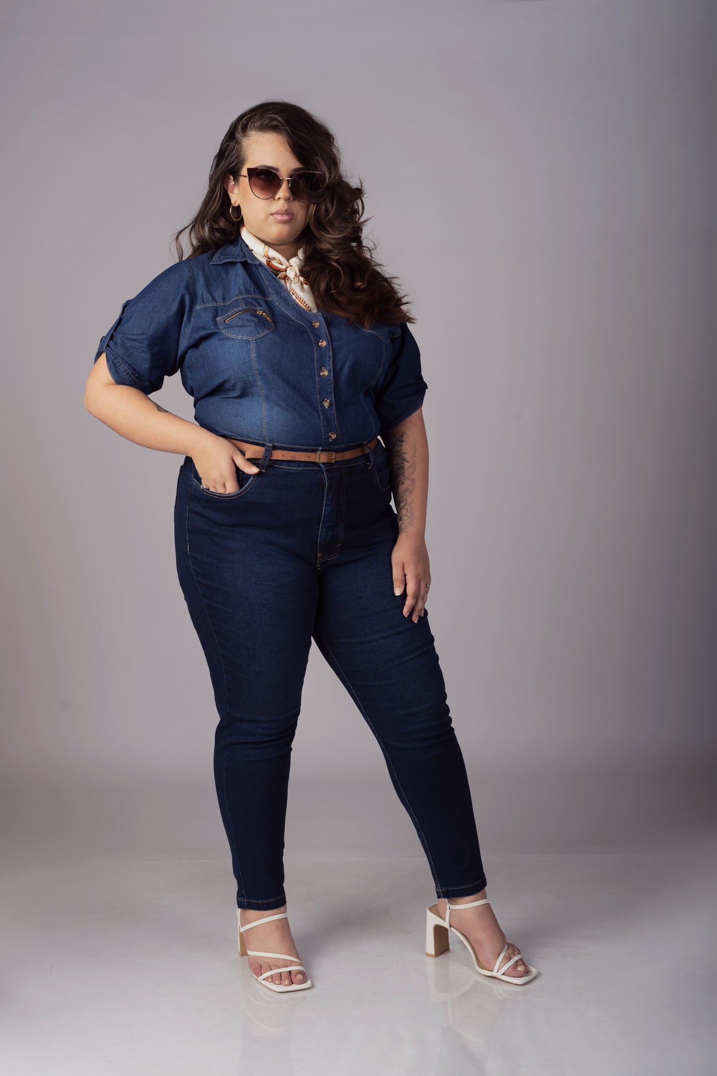 Blue Denim Aide Blouse