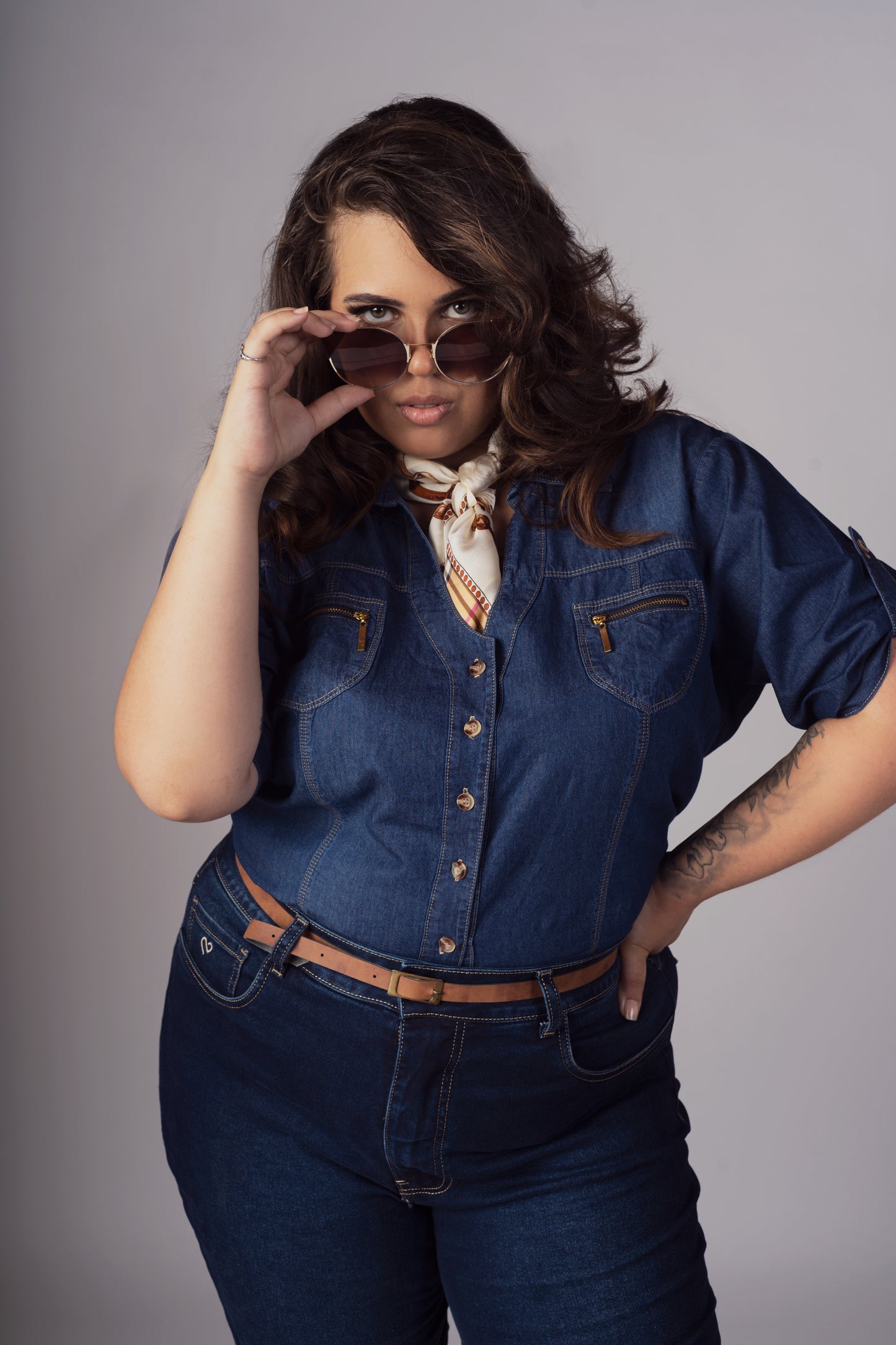 Blue Denim Aide Blouse
