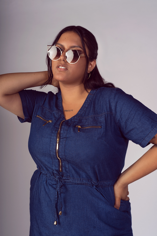 Vestido Denim Mia Azul