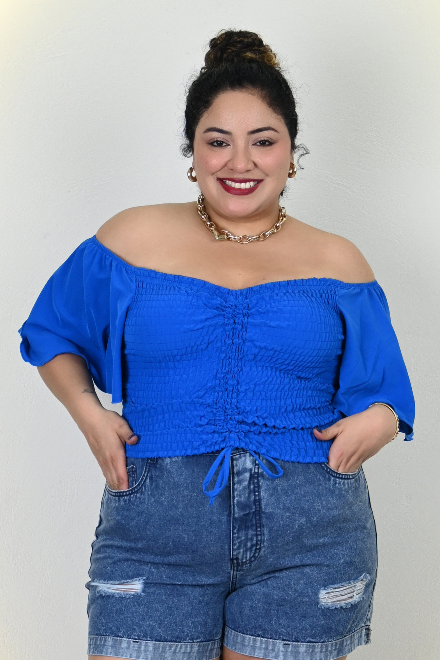 Blusa Juliet - Azulino