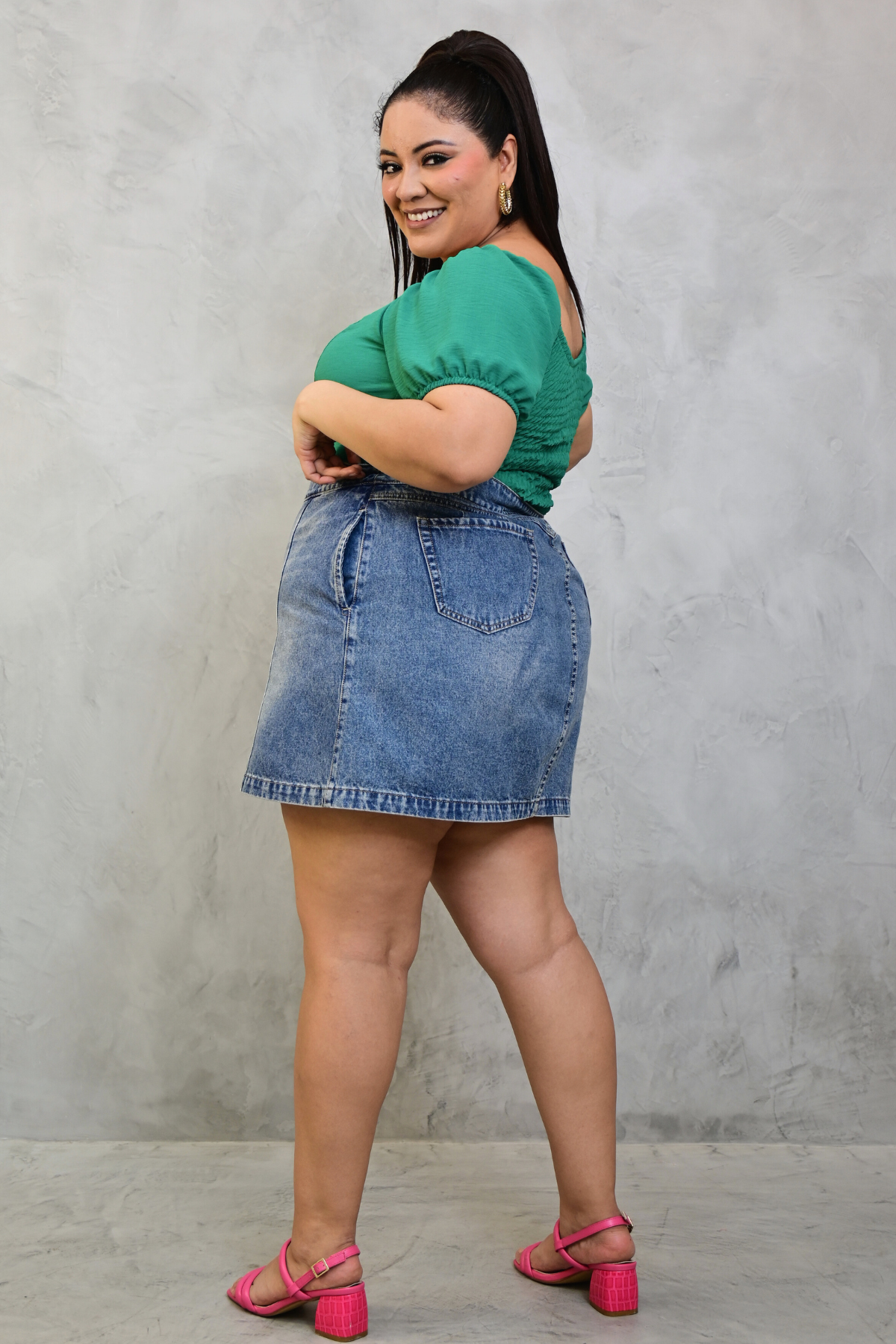 Falda Denim Anais Cenizo