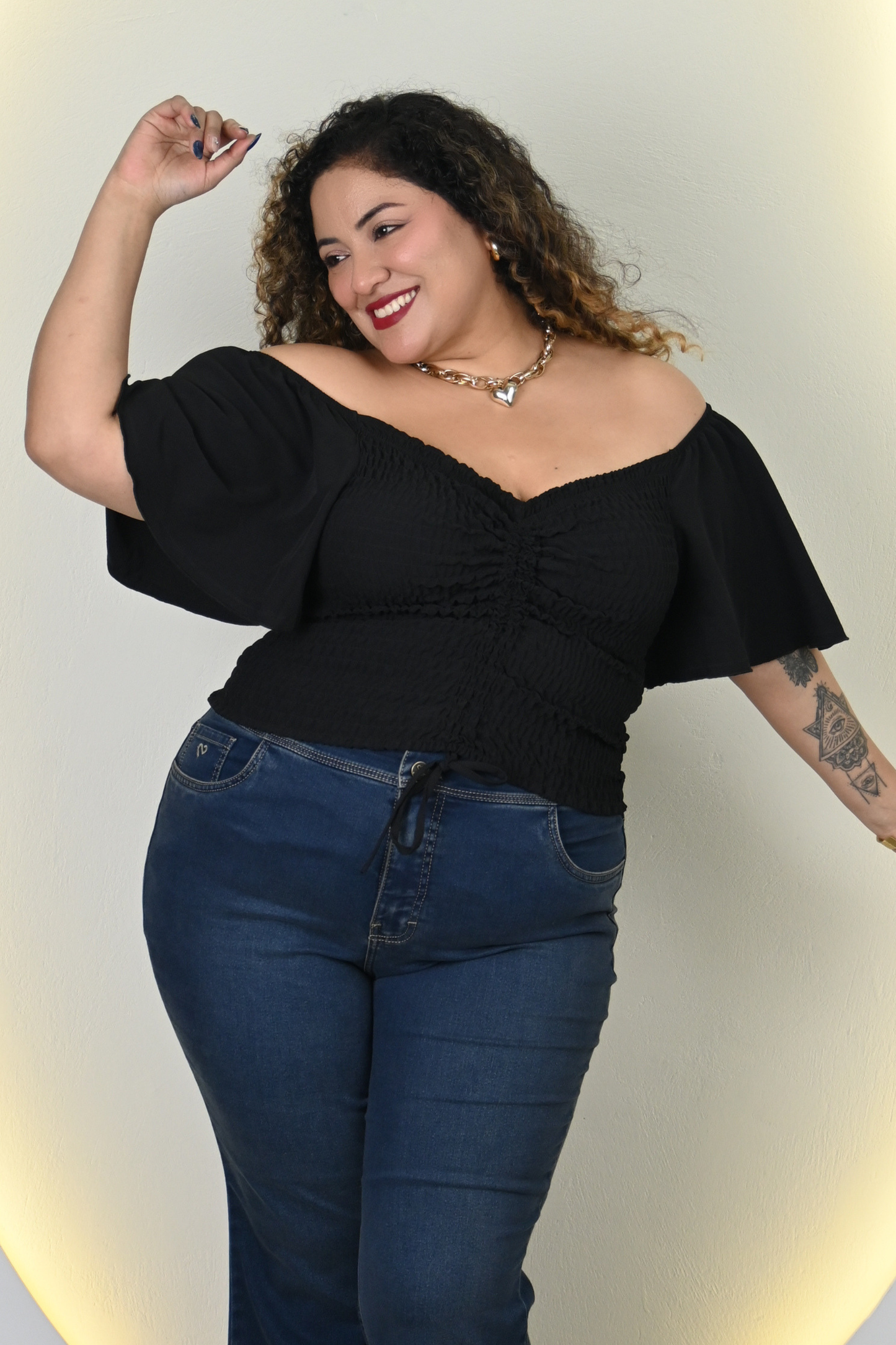 Blusa Juliet - Negro