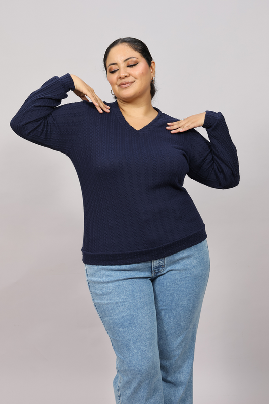 Laura Blue Sweater
