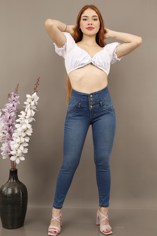 Jeans Skinny Zafiro Maíz