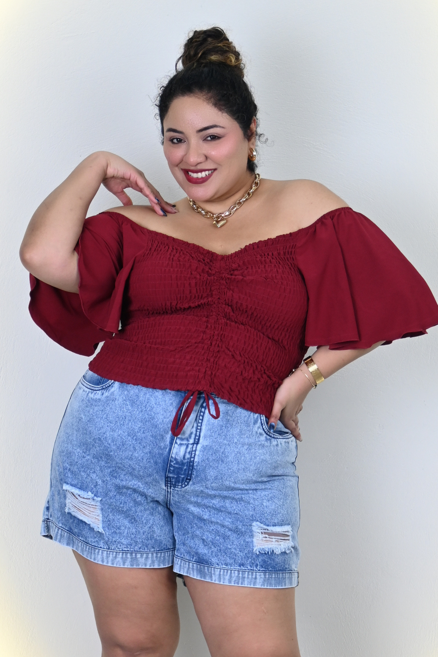 Blusa Juliet - Vino