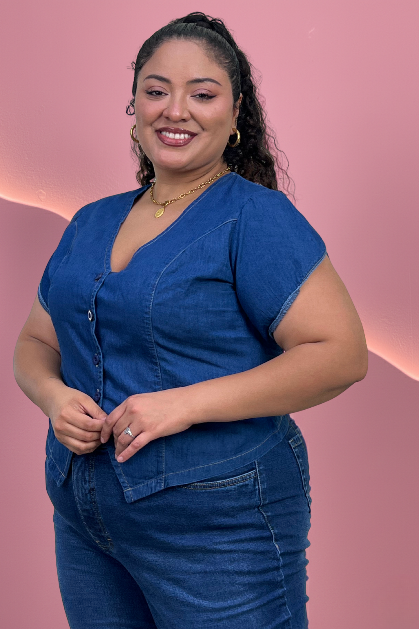 Blusa Mar Azul