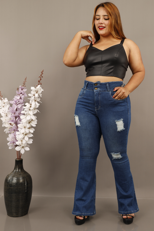 Jeans Flare Britanie Cristal