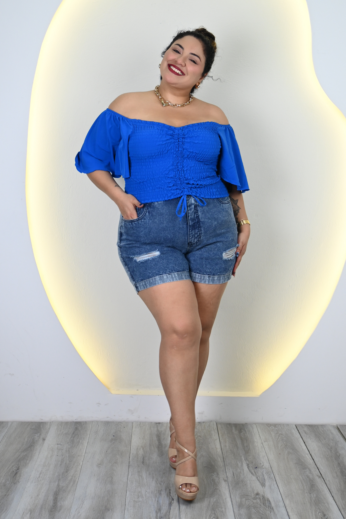 Short Mirella Azul