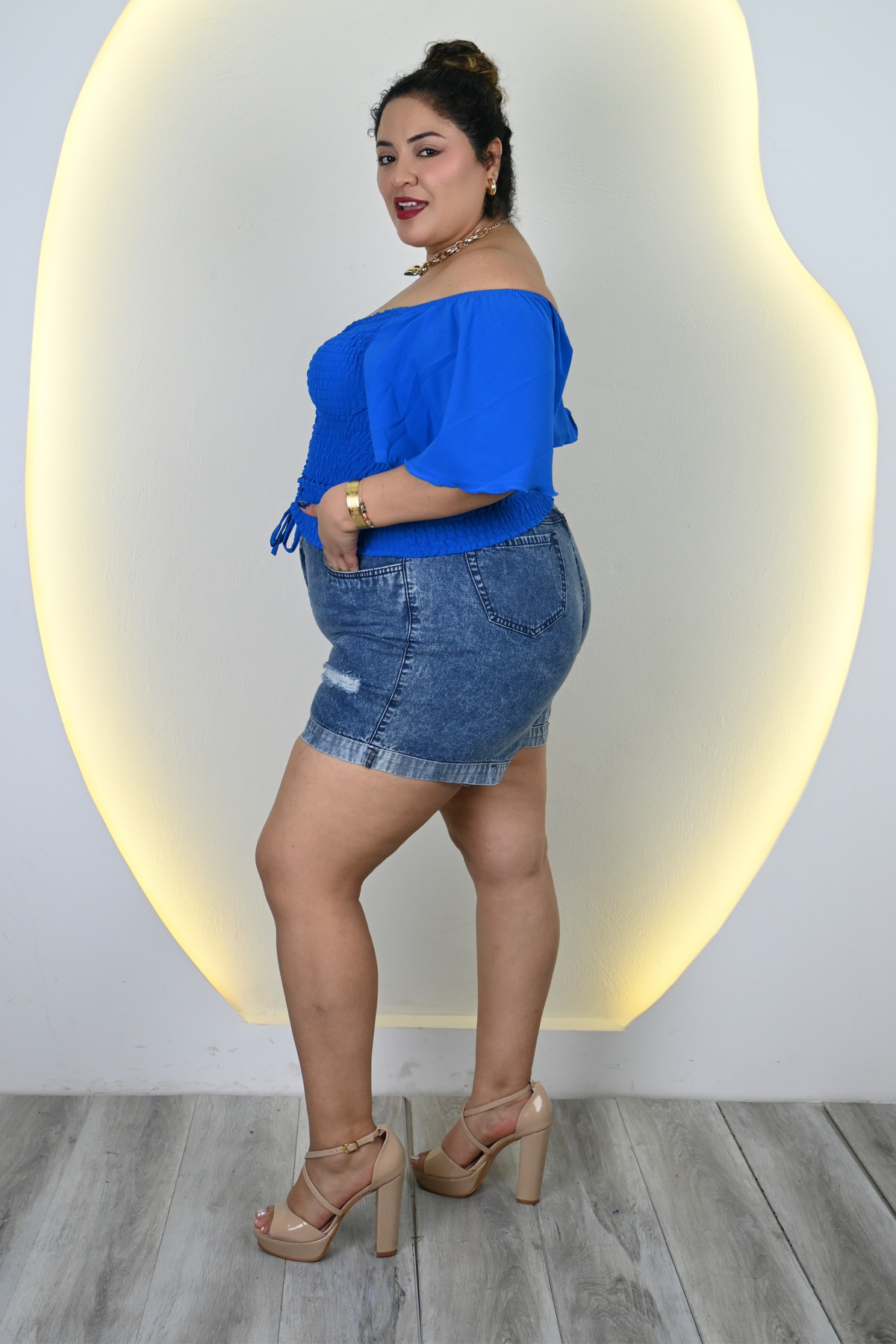 Short Mirella Azul