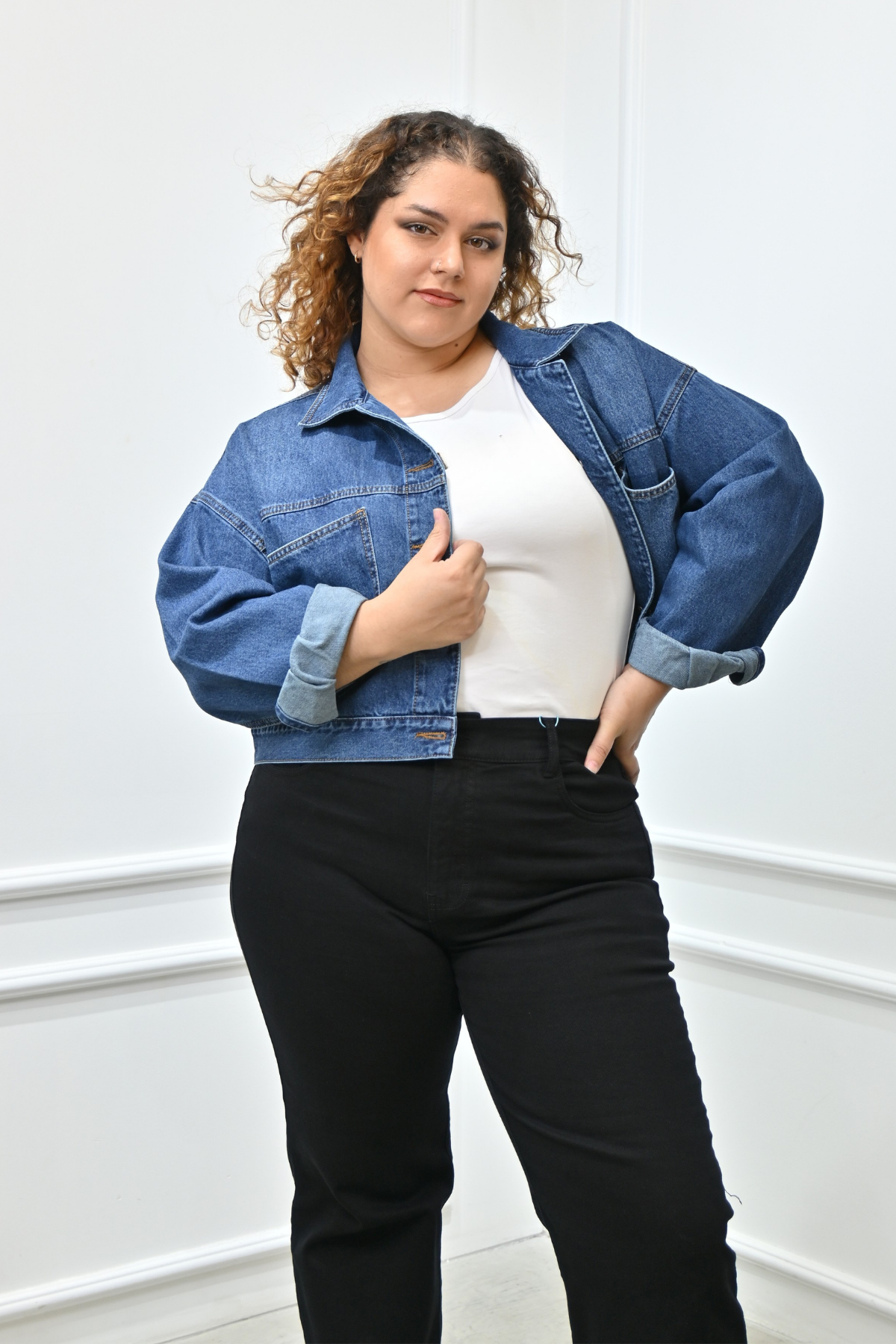 Casaca Sol Azul Cristal