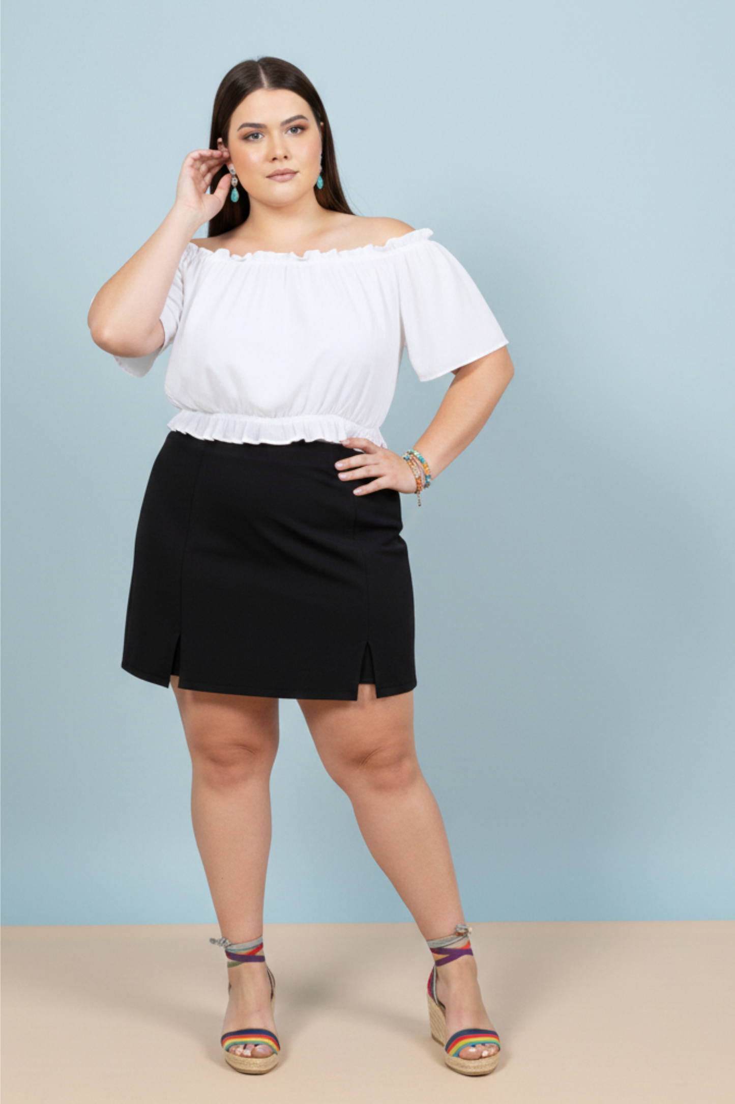 Falda Short Aysel Negro