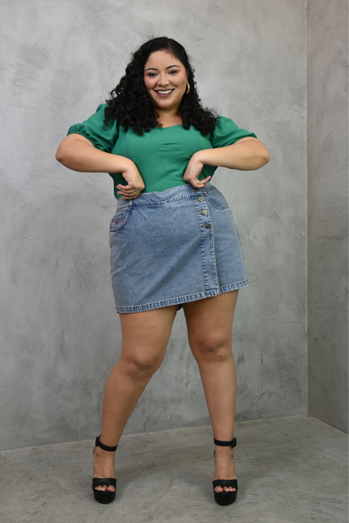 Falda Short Ámbar Arena