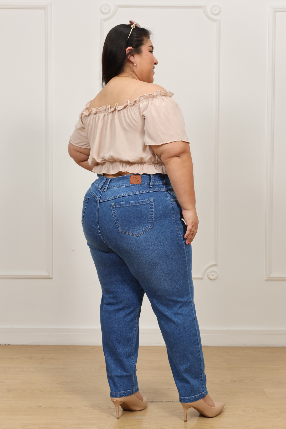 Momjeans Almendra celeste