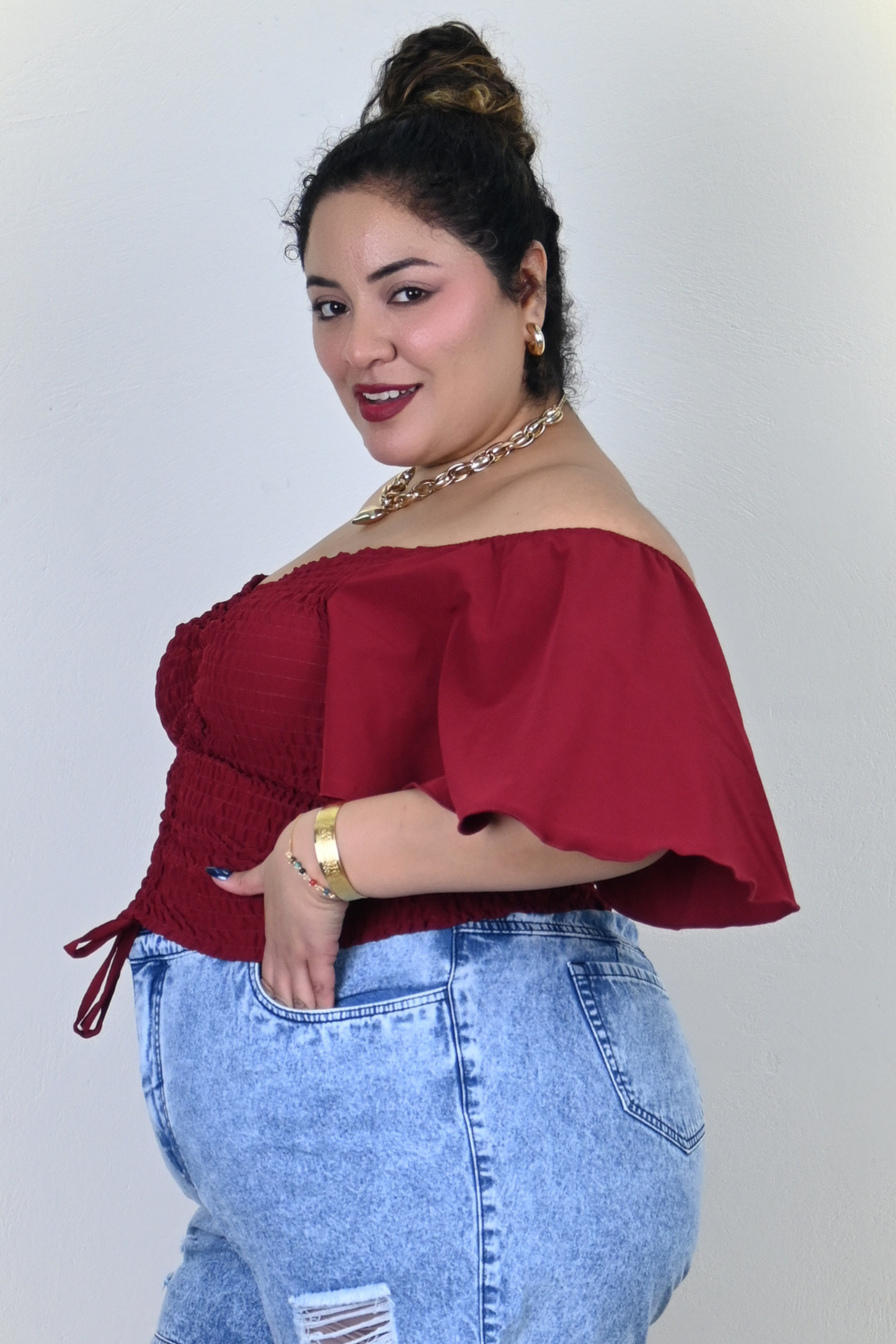 Blusa Juliet - Vino