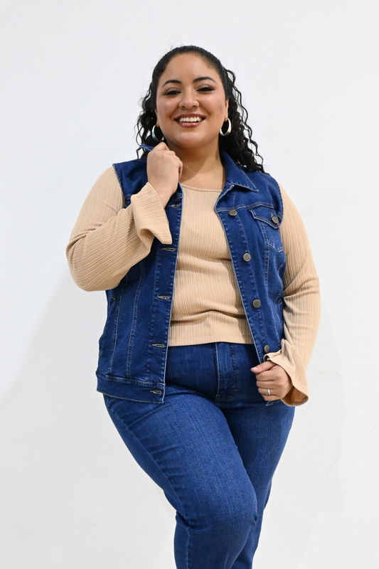 Chaleco Adela Azul