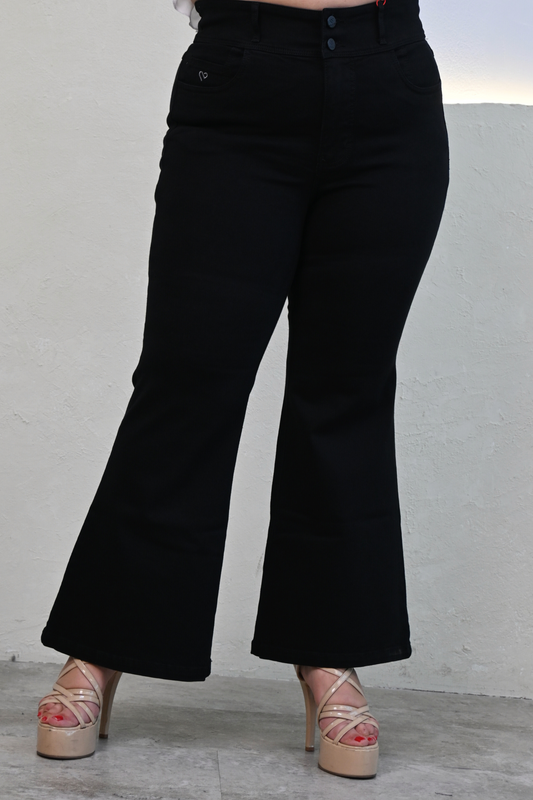 Jeans Flare Liz Negro