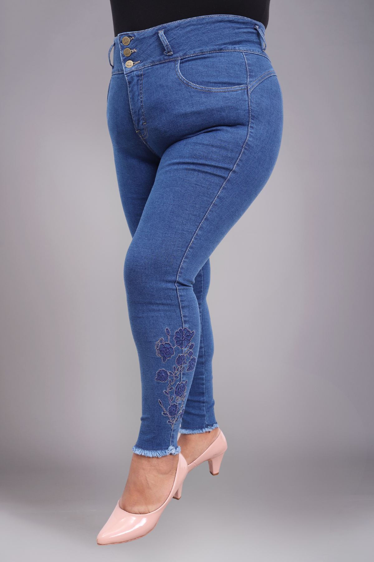 Jeans Skinny Luciana bordado