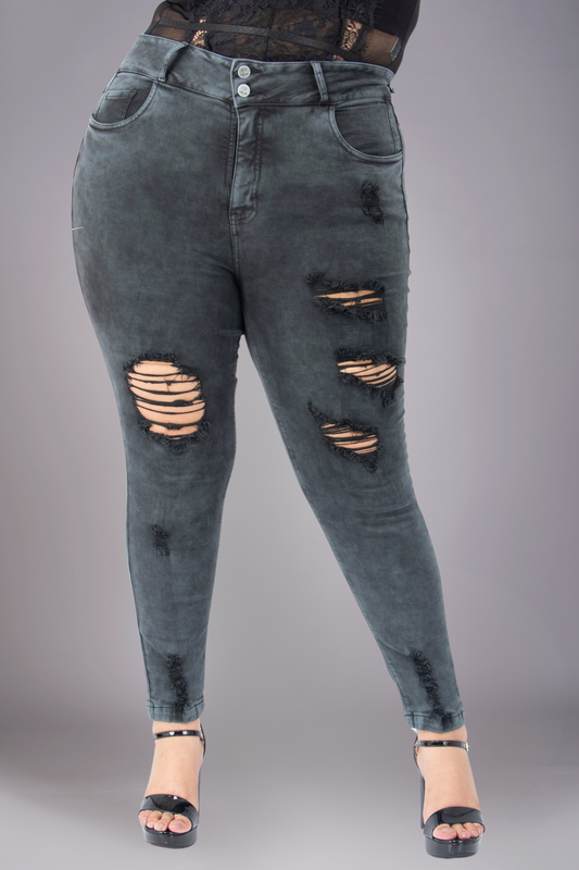 Jeans Skinny Brunella Plomo
