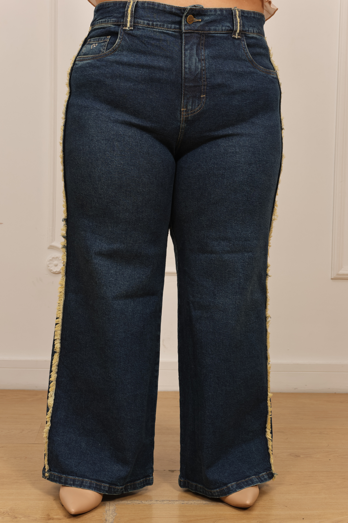 Jeans Wide Leg Karol Azul Vintage