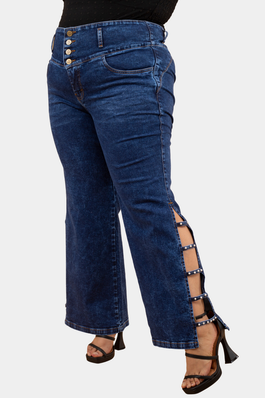 Jeans Wide leg  Alice azul