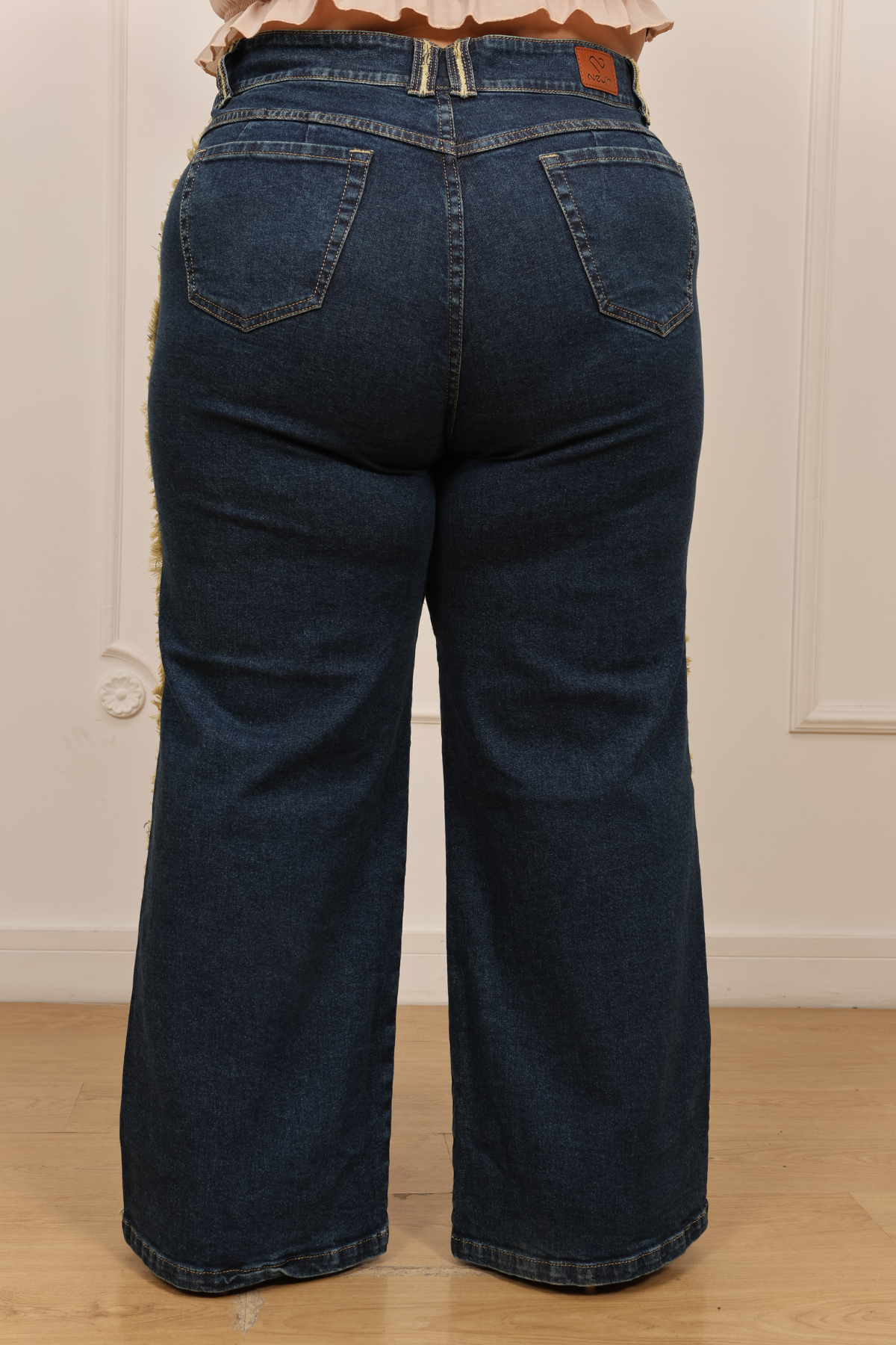 Jeans Wide Leg Karol Azul Vintage