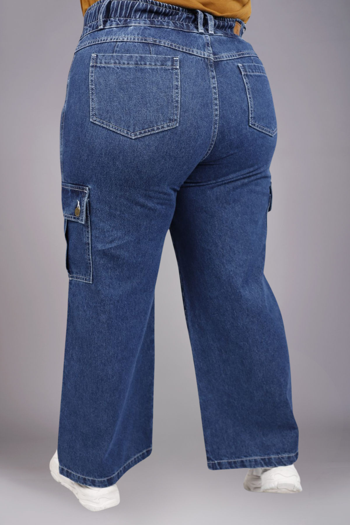 Jeans Wide Leg Roma Azul