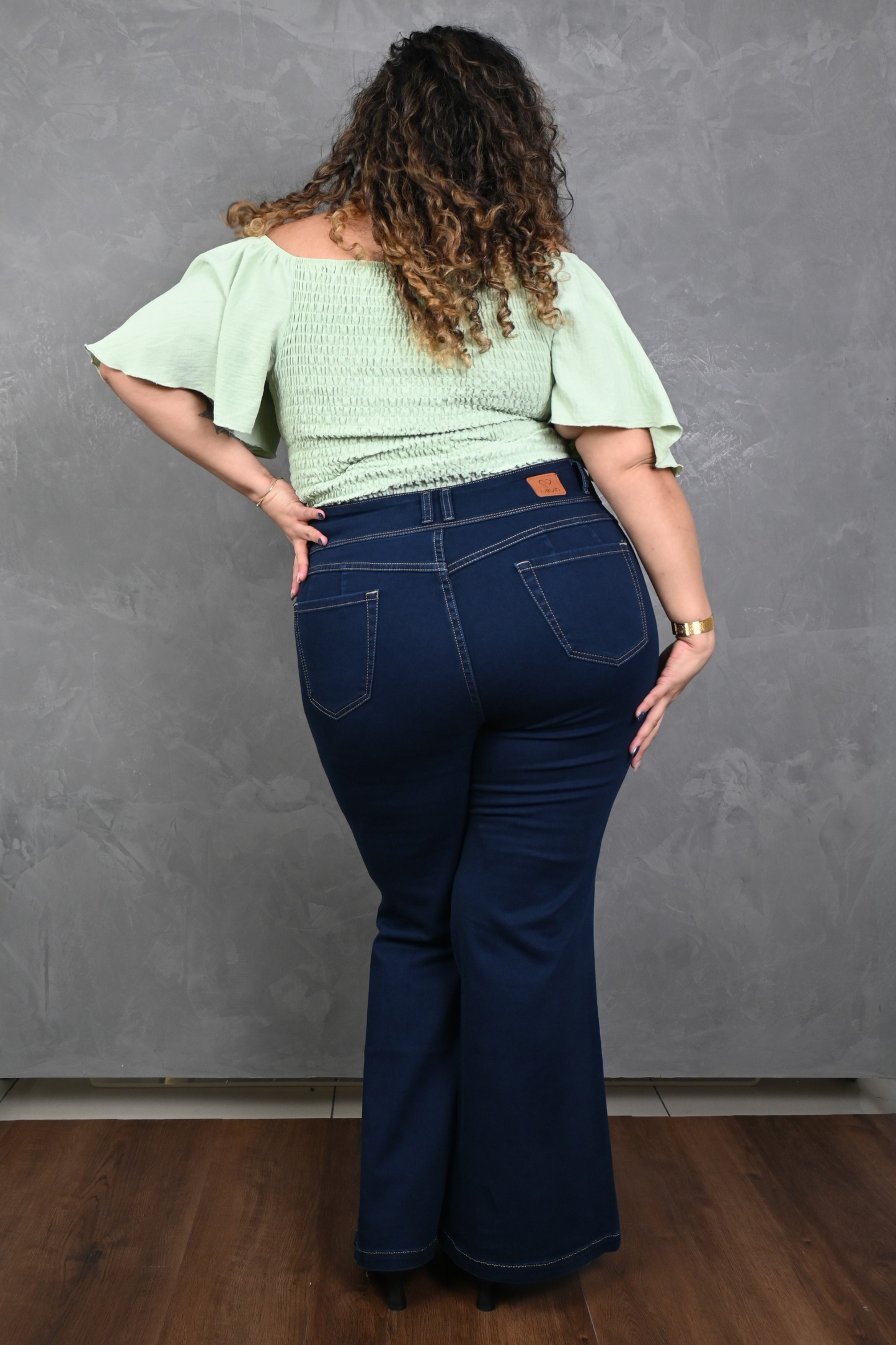 Jeans Flare Liz - Azul Natural