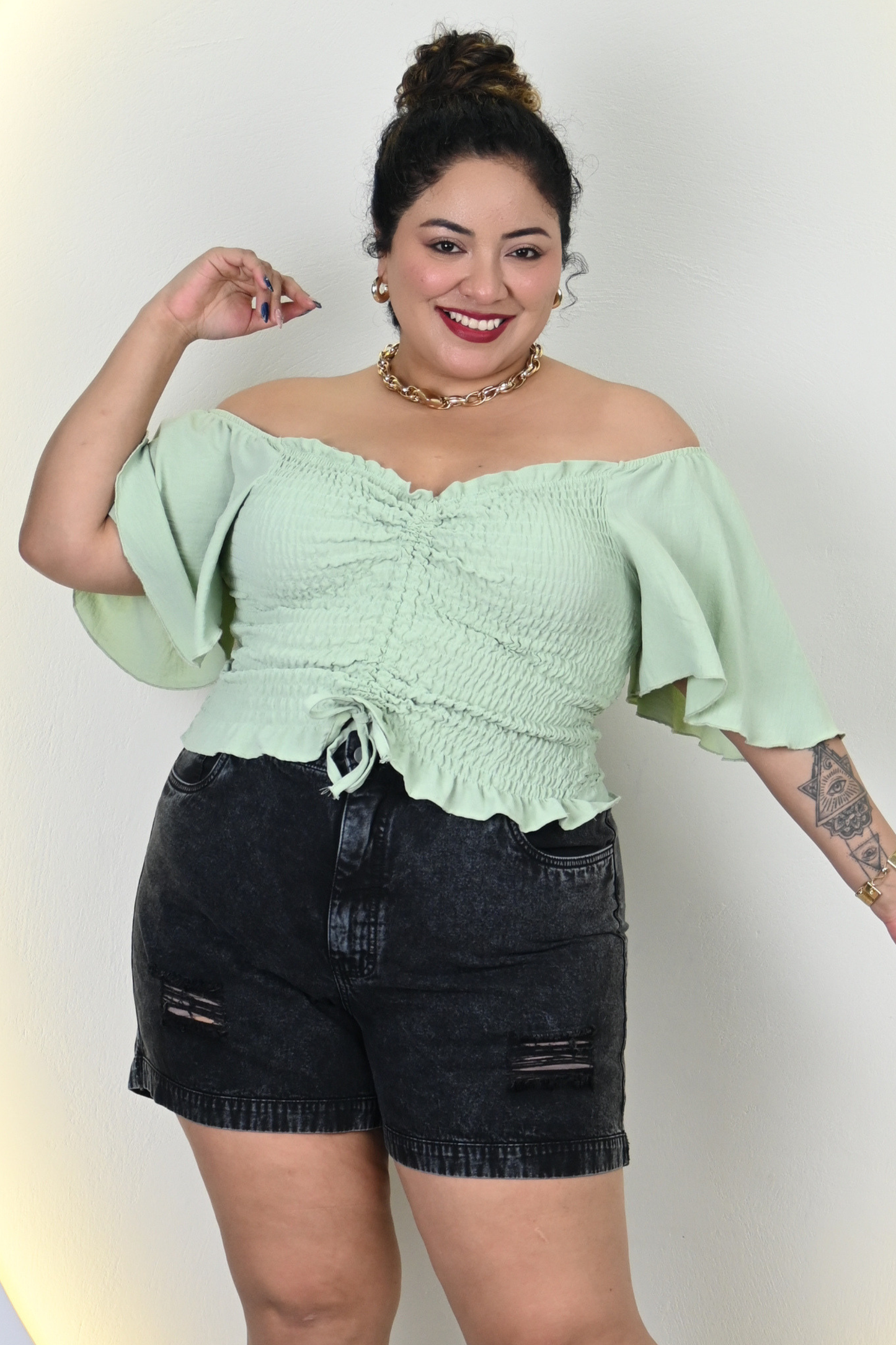 Blusa Juliet - Verde Manzana
