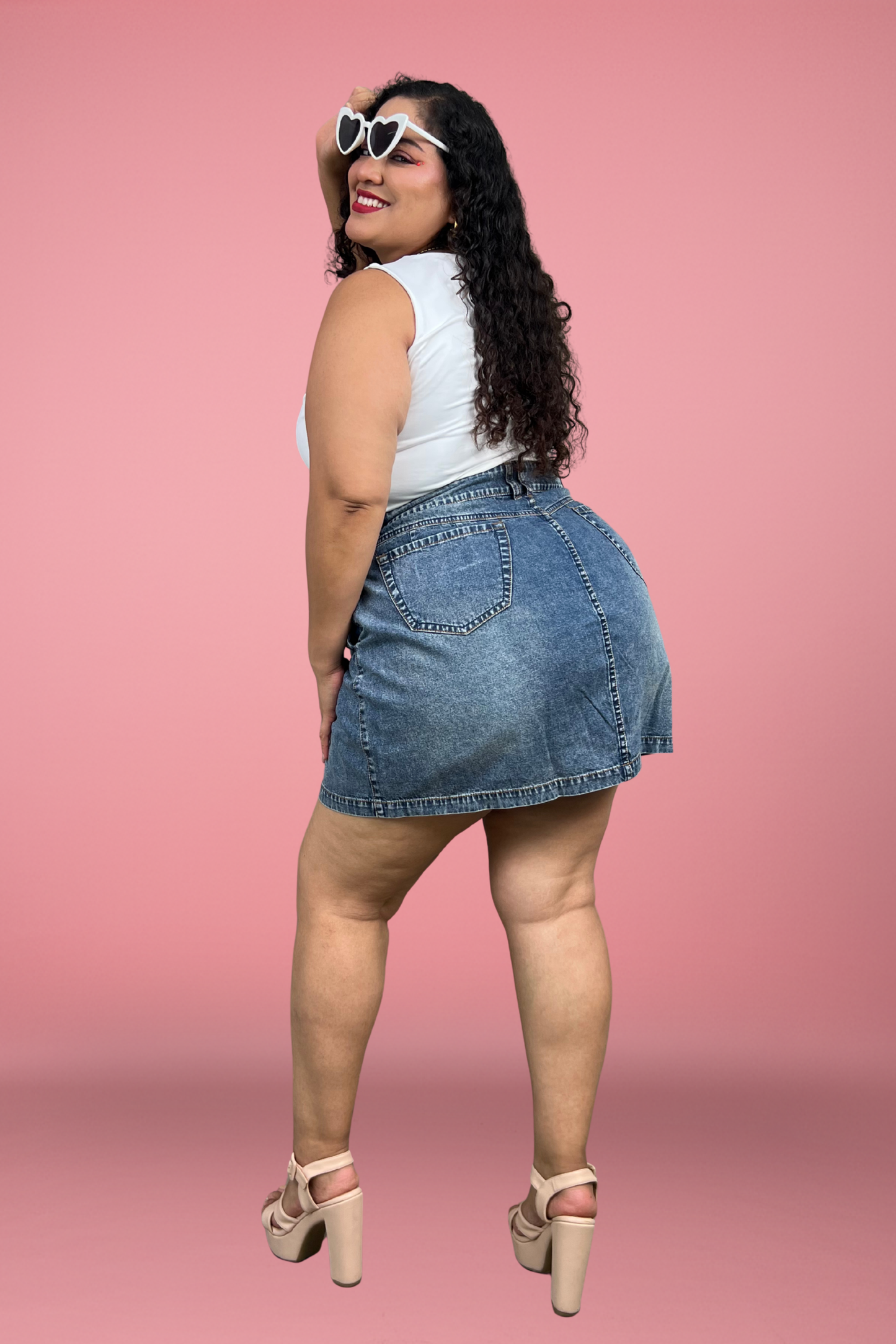 Falda Denim Antonia Arena