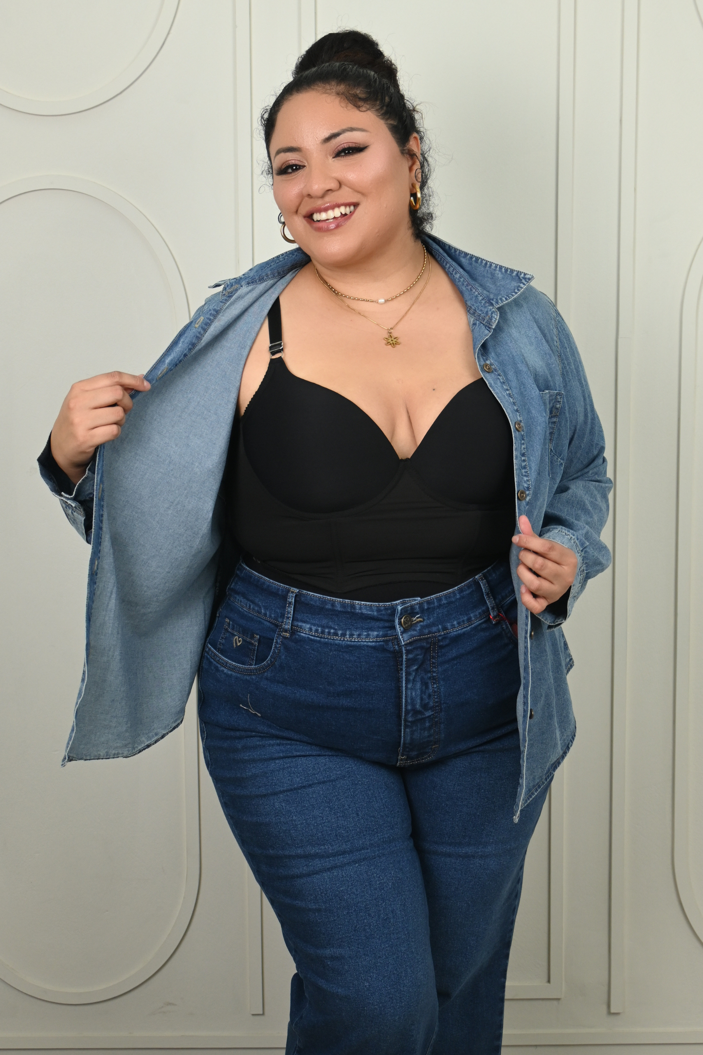 Blusa Lidia - Celeste Cenizo
