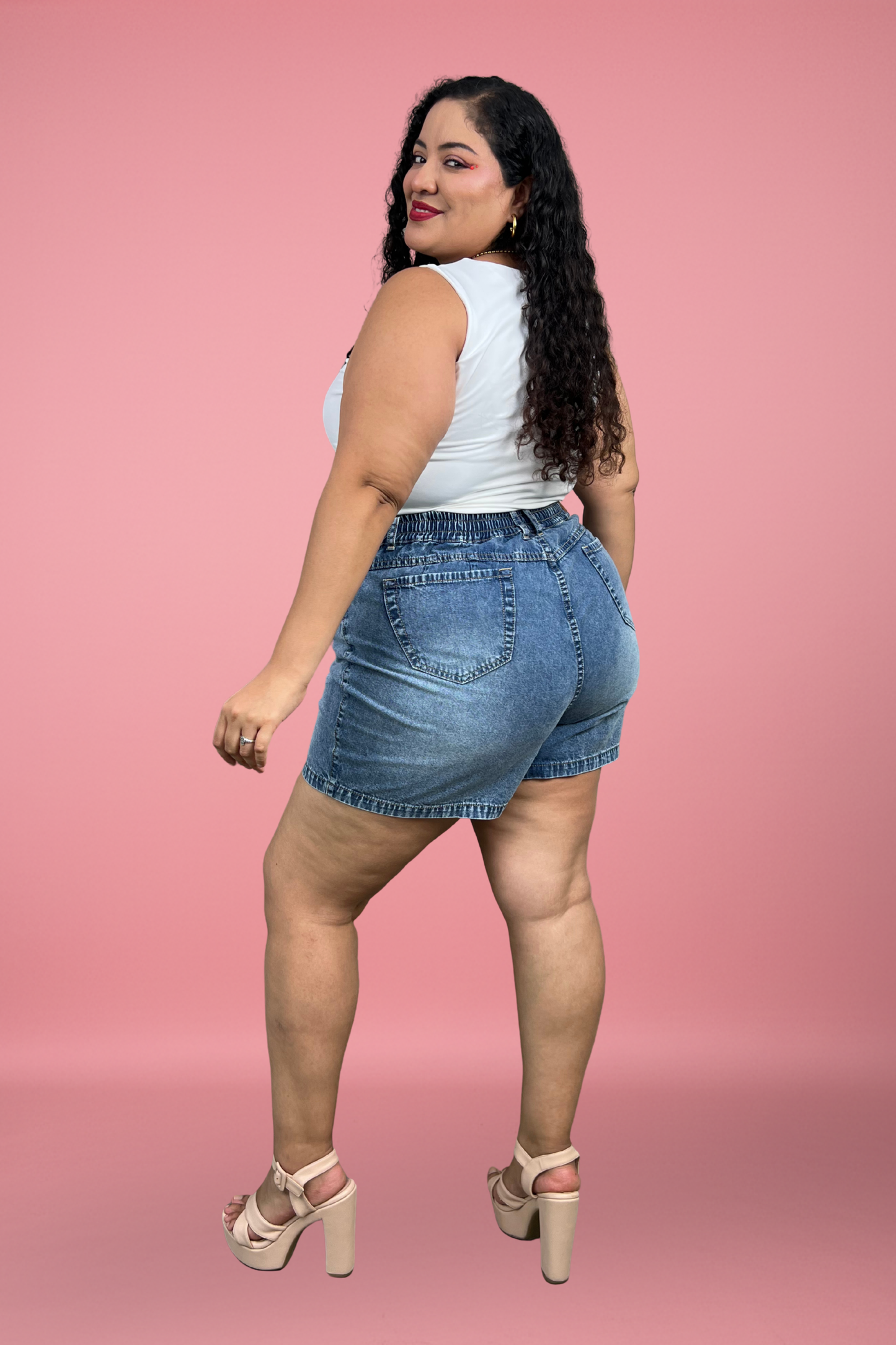 Falda Short Kristel Cenizo