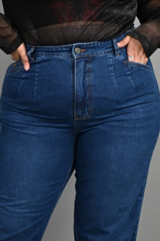 Jeans Slouchy Yuli Azul